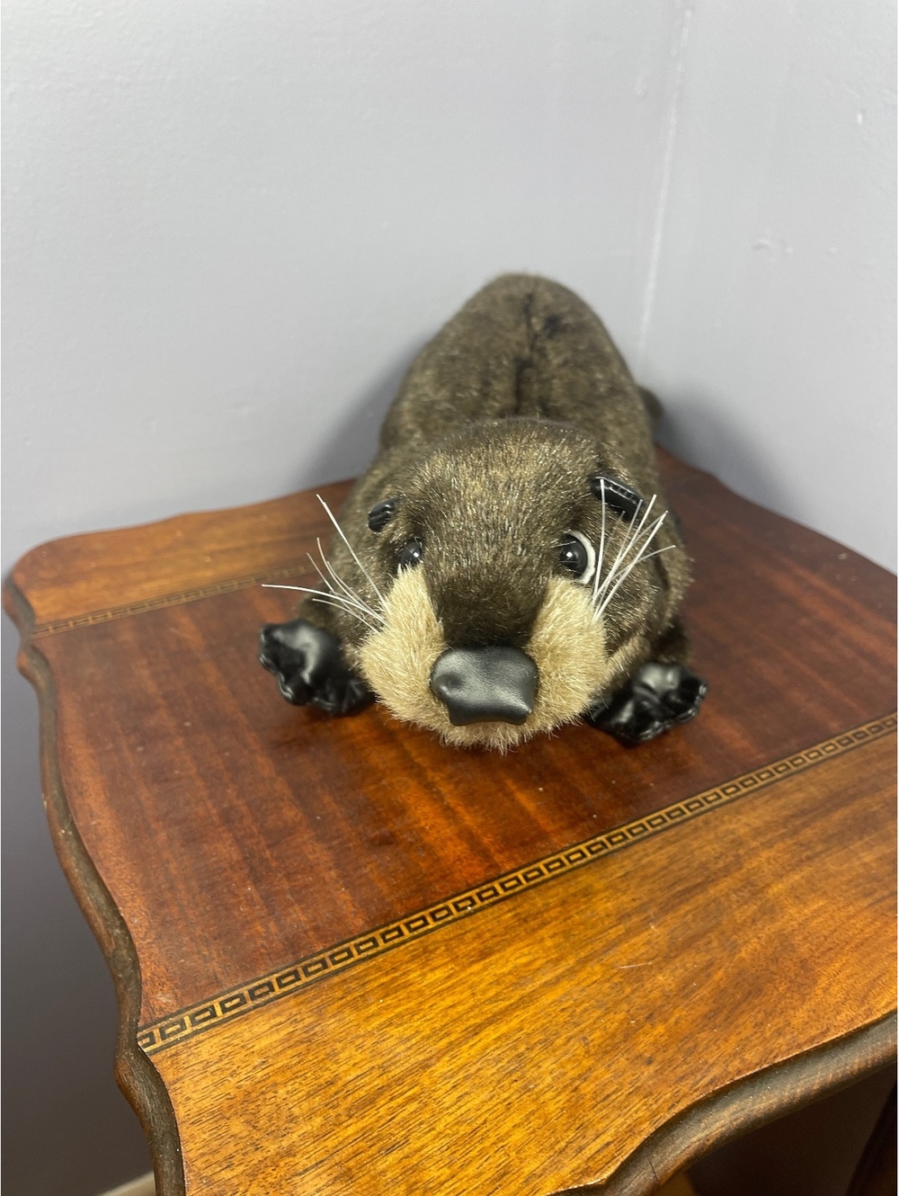Vintage Folkman  puppet Otter Stuffed Animal Toy